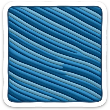 Patterned Corduroy texture ridges blanket sticker
