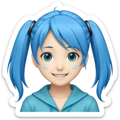 Hatsune Miku emoji sticker