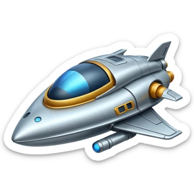 SPACE SHIP  sticker