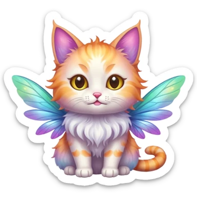 She was a fairy cat sticker