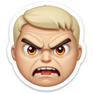 Angry hungry  sticker