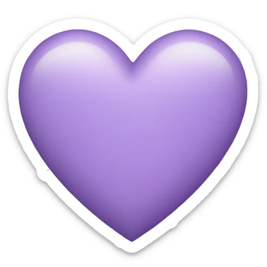 A light Purple Heart sticker