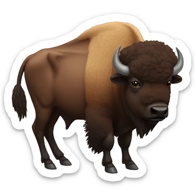 bison sticker