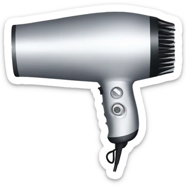 Blow dryer sticker