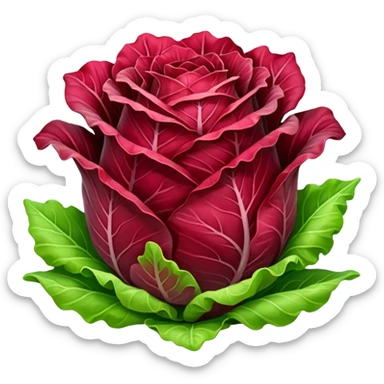 red lettuce sticker