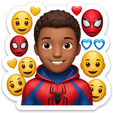 miles lurking emojis sticker