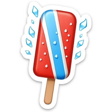 Firecracker ice pop sticker