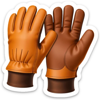 construction gloves 5 fingers sticker