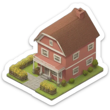 pallet town house sticker