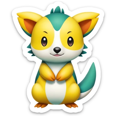 Tepig-Oshawott-Snivy-hybrid sticker