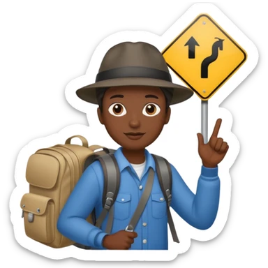 piece of shit travelling sticker