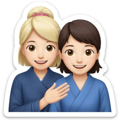 Ich fühle mich heute sehr glücklich,weil meine Schwester aus Japan kommt. sticker