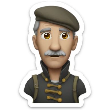 Scottish beggar communist sticker