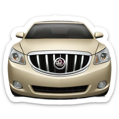 2008 buick lacrosse light gold sticker
