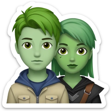 ￼￼ Addison and Zed￼ sticker