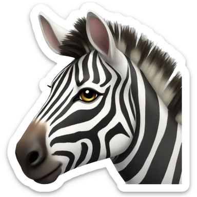 zebra sticker