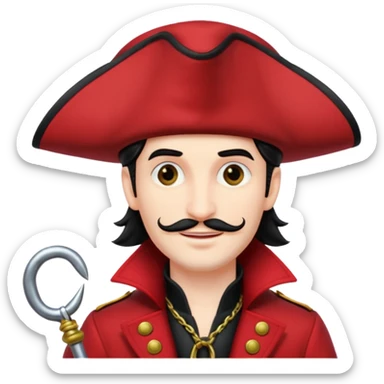 captain hook sticker