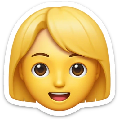 Cinematic Realistic K-pop Pop Culture Emoji, depicted with a modern, stylish portrayal capturing the essence of the K-pop phenomenon rendered with sleek textures and dynamic, vivid lighting. sticker