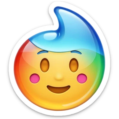 Plastic pic  sticker