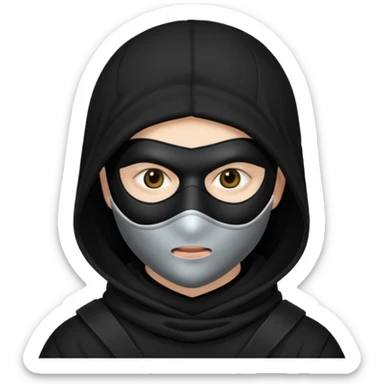 masked thieve sticker