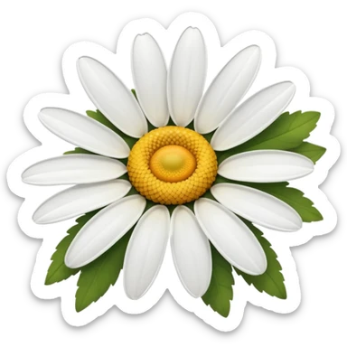 daisy flower sticker