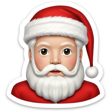 michael jackson santa sticker