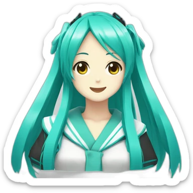 miku hatsune sticker