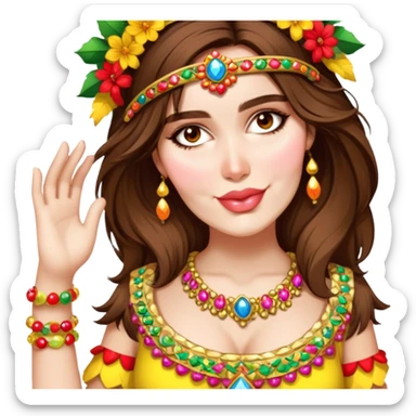 Colorful Parade Participant sticker