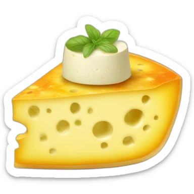 Fromage à raclette dans son poellon  sticker