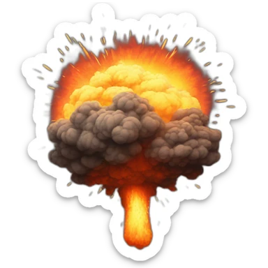 Explosion in my Heart love sticker