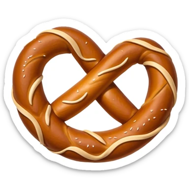 cute pretzel sticker