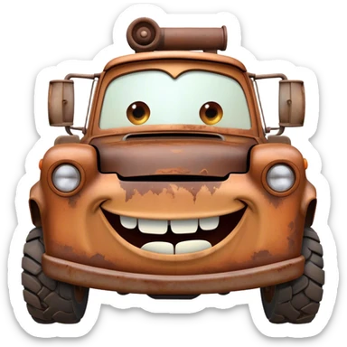 tow mater  sticker