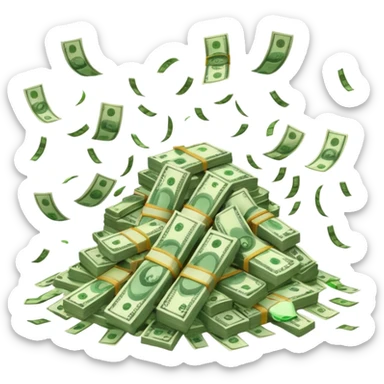 money rain sticker