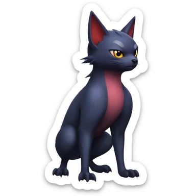 Noibat-Litten-Zorua-Nargacuga full body sticker