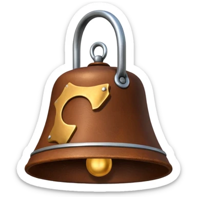 leather camp bell sticker