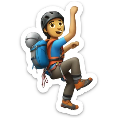 Climber sticker