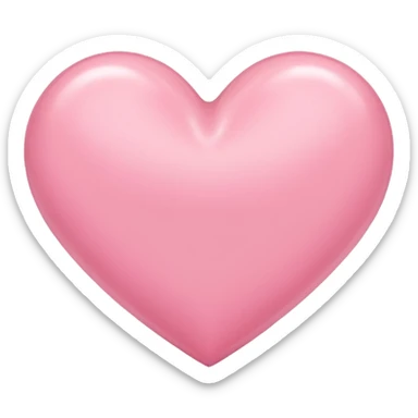 Baby pink heart sticker