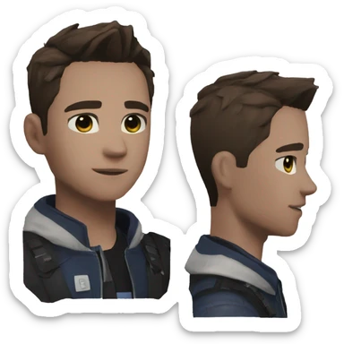 Connor Detroit Become Human sticker