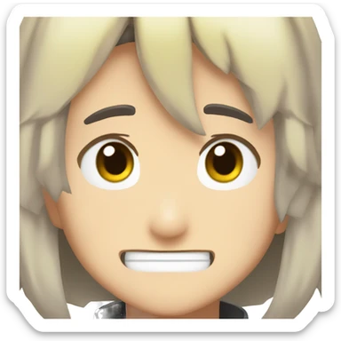 Kazuma from konosuba face sticker