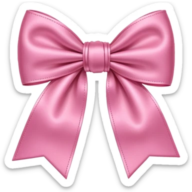 bow pink sticker