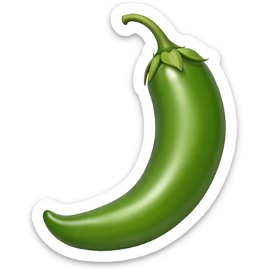 Green chilli sticker