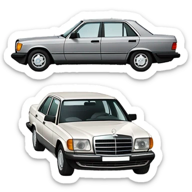 Mercedes w126 sticker