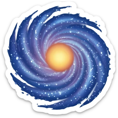 37. universe spiral creation sticker