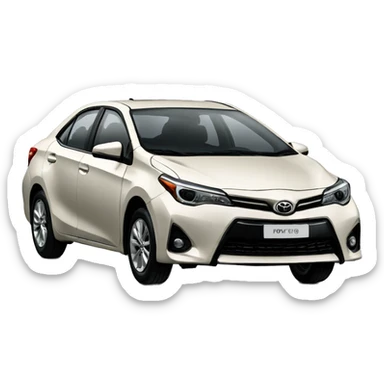Toyota corolla Altis sticker