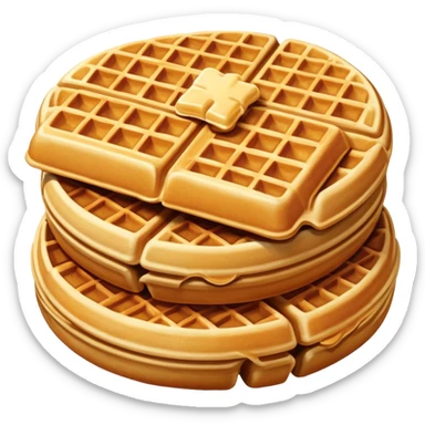 scandinavian waffles vaffelplate sticker