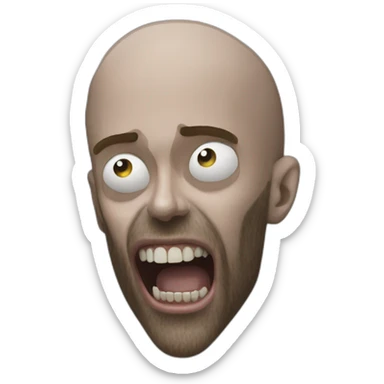 death grips screaming sticker