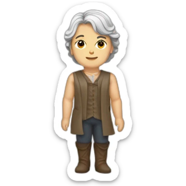 jane austen with thor's body sticker