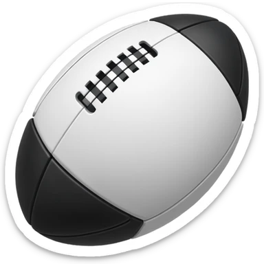 Balón de rugby robotico sticker