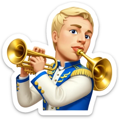 Mariachi Trumpet Player sticker