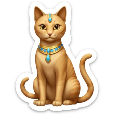 pharaoh cat sticker